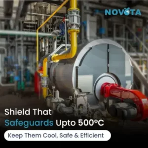 Application of HeatXperse thermal dissipation coating on industrial equipment using spray method