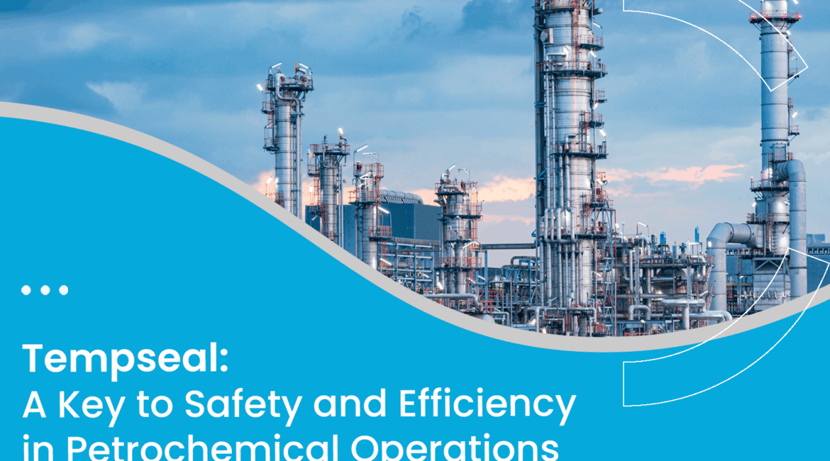 Tempseal petrochemical coating application on refinery pipeline